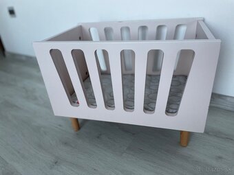 Done by Deer postieľka pre bábiky ružová - 4