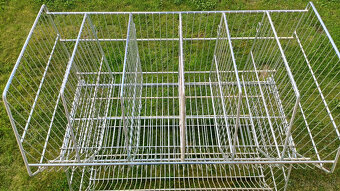 Stohovateľné kovové koše - 4