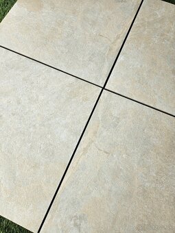 2cm dlažba aj na štrk/terče 60x60, krémova - 4