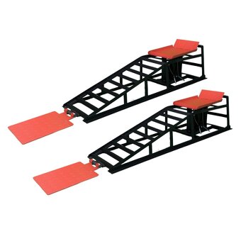 Nájazdové rampy 2T+hydraulické zdviháky Protišmykové nájazdy - 4