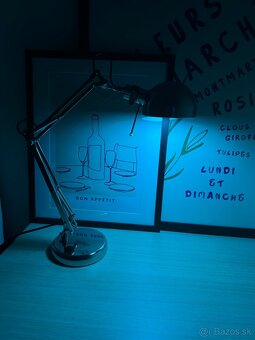 Pracovná lampa, poniklované - 4