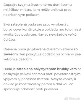 PREDÁM BÚDU PRE PSA - 4