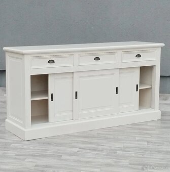 Komoda biela – vidiecka. - 4