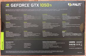 Palit GeForce GTX 1050Ti KalmX, 4GB RAM, pasívne chladená - 4