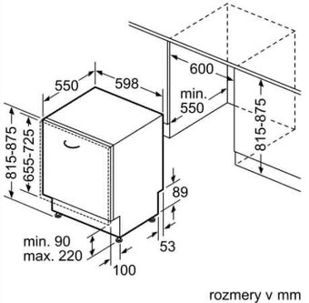 Umývačka riadu Bosch SMV25EX00E/65 - 4