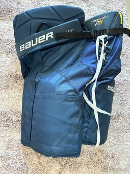 NOVÉ HOKEJOVÉ NOHAVICE - BAUER SUPREME 2 S PRO - XL NAVY - 4