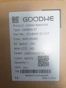 Goodwe ET Hybrid Menič / Striedač / Invertor - 4