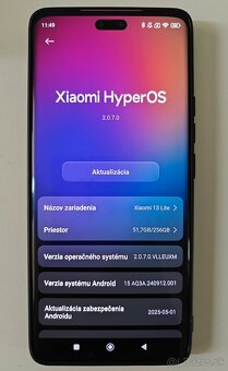 Predám MT Xiaomi 13 Lite 8/256GB - 4