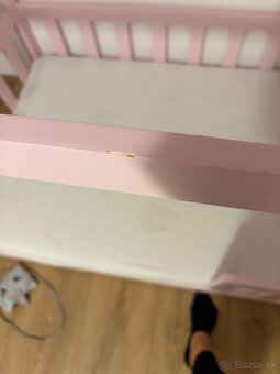 Domčeková posteľ 80x160 ružová - 4