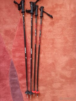 Detské lyžiarky + lyže + palice - 4