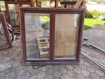 Predám použité eurookná drevene - 4