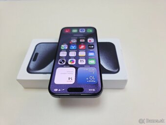 Apple iphone 15 PRO 256GB BLUE TITANIUM,BATERKA 100% - 4