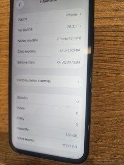 Iphone 13 mini 128gb 100% zdravia bateria - 4