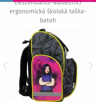 Školská ergonomická taška Následníci Descendants-batoh - 4