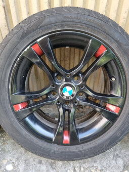 Alu disky BMW 5x120 7Jx16 ET31 + letné pneu 205/55 R16 - 4