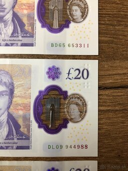 Bankovky England (čísla) - 4