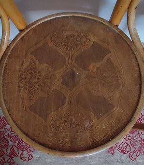 Staré cca 100r. stoličky - zn. Mundus Thonet - 4