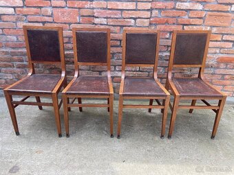 Masívne drevené stoličky – set 4 ks - 4