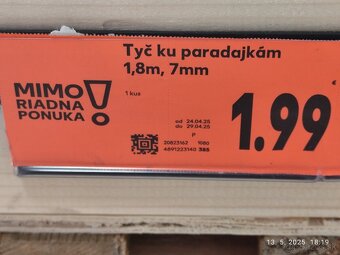 Predám železné tyčky na fazuľu a k.paradajkam - 4