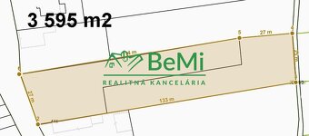 Pozemok v obci Sľažany 3 595 m2 intravilán ID 558-14-MIG - 4