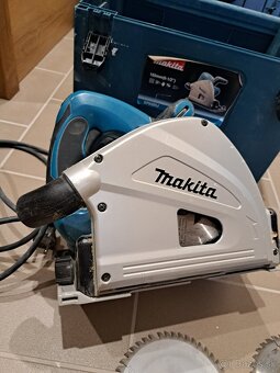 Makita SP6000J Ponorná pila + Makita 194925-9 vodiaca lišta - 4