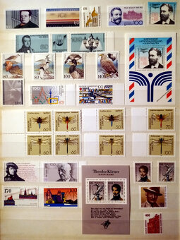 Predám poštové známky DEUTSCHLAND čisté roky 1990 - 2000 - 4