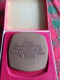 Medaila SNP Zvolen .Odboj.Partizan. - 4