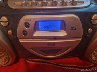 CD mp3 USB SD Bluetooth prenosné rádio Boombox sieť - - 4