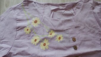Fialová letná blúzka, v. XL/2XL - 4