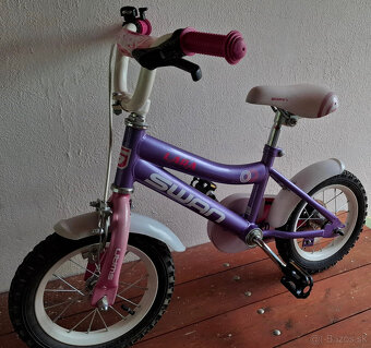 dievčenský bicykel LARA SWAN s 12" kolesami - 4