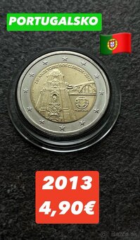 Euromince - pamätné dvojeurové mince Portugalsko - 4