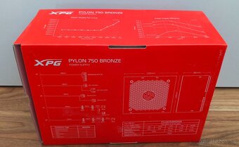 XPG PYLON 750, počítačový zdroj,750W, 80 Plus Bronze, nový - 4