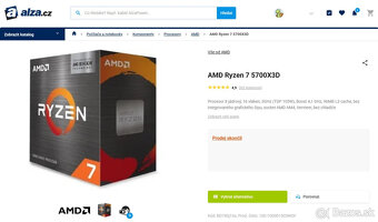 🚀 HERNÉ CPU AMD RYZEN 7 5700X3D | AM4 | BOOST 4,1GHZ 🚀 - 4