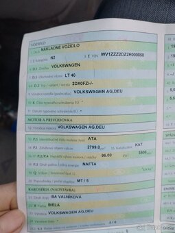 Volkswagen lt 46  valnik 2.8tdi - 4