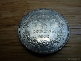 R-U 5 korona 1908 KB v krásnom stave - 4