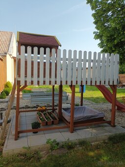 Detsky záhradný drevený domček - 4