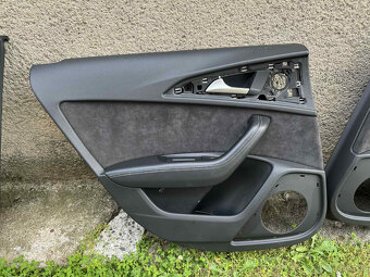 Tapacíre Alcantara (kožené madlá) Audi A6 C7 - 4