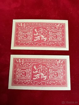 Československé bankovky UNC postupky čísla za sebou - 4