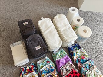 Látkové plienky KOMPLETNÁ SADA - 4