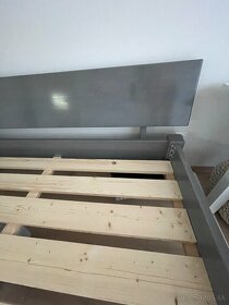 Nova masívna drevená posteľ 180x200cm - 4