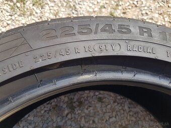 225/45 r18 letné pneumatiky 2ks Continental DOT2019 - 4