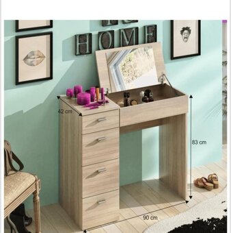 Toalettny stolik Belina 90x83x42 - 4