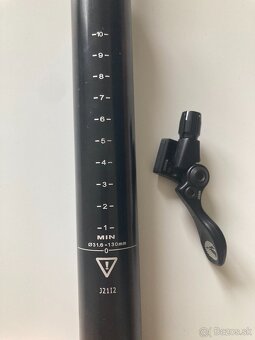 Teleskopická sedlovka 31,6 so zdvihom 120 - 4