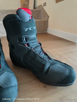 TCX OBUV ZETA WATERPROOF ČIERNO-ČERVENÉ - 4