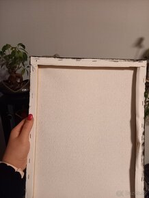 maľovaný obraz žirafy a západ slnka sunset - 4