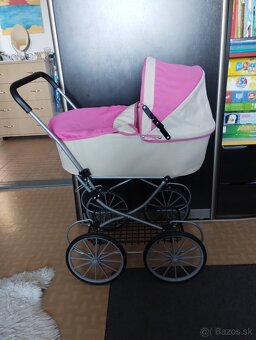 Retro kočík pre bábiky - 4