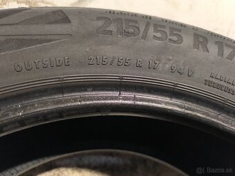 215/55 R17 Letné pneumatiky Continental 2 kusy - 4