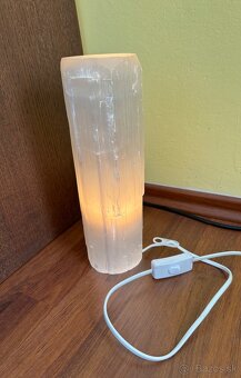 STOLOVÁ LAMPA z kameňa SELENIT 29 cm - 4