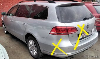 Volkswagen Passat B7 2.0 TDi 2013 predám DVERE farba LA7W - 4
