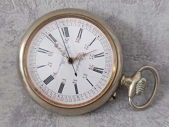 Velmi zajímavé a moc pěkné masivní kapesní hodinky COLOMBOP - 4